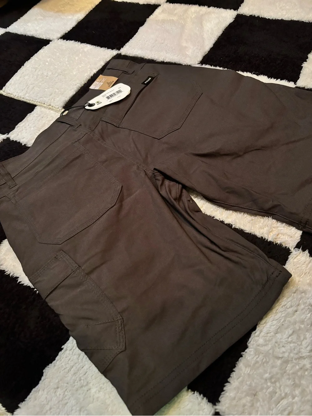 Prana Men's Dark Brown Cargo Shorts